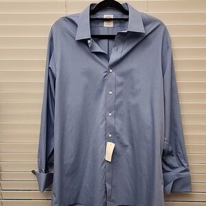 NWT Brooks Brothers Men’s Blue French Cuff Dress Shirt